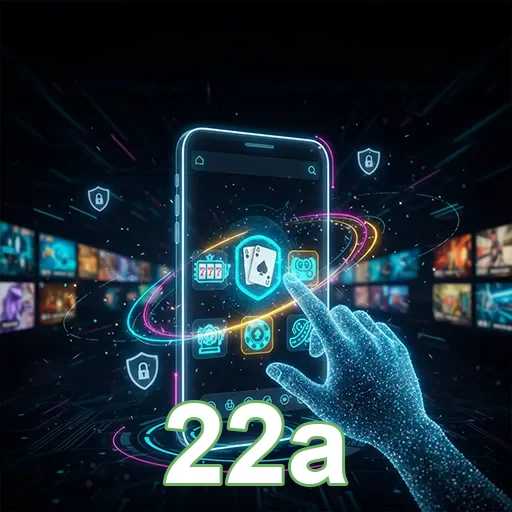 Imagem do aplicativo 22a, desenvolvido pelo site 22a, mostrando sua interface moderna e funcionalidade.