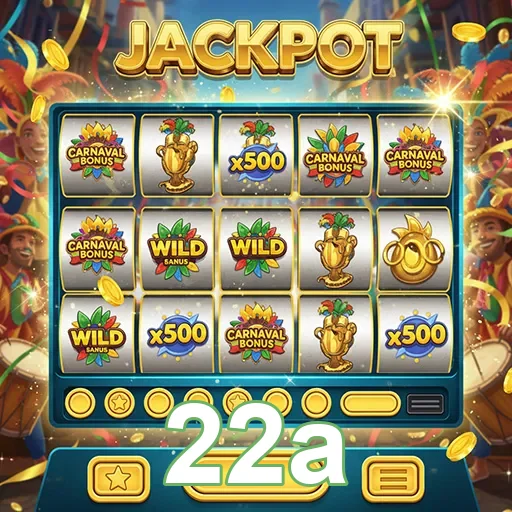 Jogador usando smartphone com slots online e jackpot slots na tela